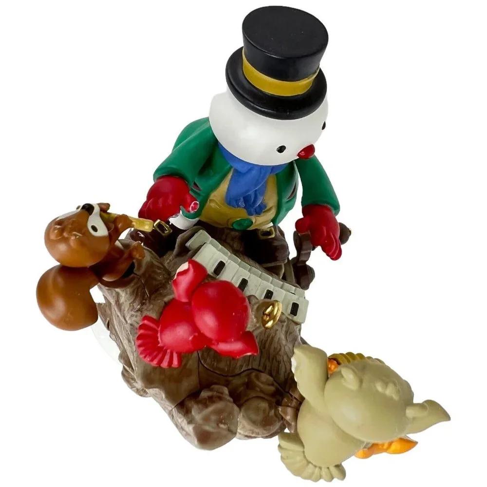 Hallmark Keepsake Ornament Hickory Tree Harmony‎ 2011 Snowman Light Sound Motion